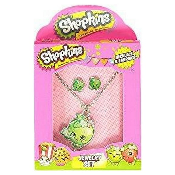 Shopkins Apple Blossom Pendant & Earring