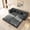 Dark Grey, variant on 90.6" 3-in-1 Convertible Sleeper Sofa Bed, Tufted Velvet Couch with Gold Edge Trim, Movable Ottoman, 3-Seater, for Living Room Apartment Office, Beige White