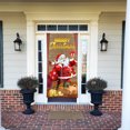 thumbnail image 1 of Uuiauoio Santa Claus Door Cover Christmas Front Door Decorations Xmas Xmas Door Hanging Banner Santa Claus Background for Front Door Home Holiday Winter Christmas Decor, 1 of 6