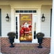 thumbnail image 1 of Uuiauoio Santa Claus Door Cover Christmas Front Door Decorations Xmas Xmas Door Hanging Banner Santa Claus Background for Front Door Home Holiday Winter Christmas Decor, 1 of 6