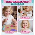thumbnail image 4 of Juego de mesa y silla Lehoo Castle Kids with Mirror para niñas de 3 años, 4 of 6