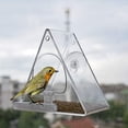 thumbnail image 4 of Langgg Mangeoire pour Animaux Triangulaire avec Ventouse, Récipient Alimentaire en Acrylique Transparent, 4 of 8