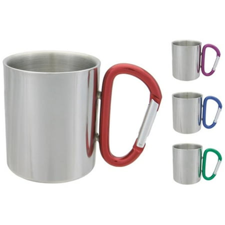 

Outdoor RX Stainless Steel Carabiner Mug (Green 8-Ounce) - Aloe Gator