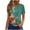 Olive Green, variant on ZQUUVOU Women's T-Shirt Printed Crew Neck Short Sleeved Blouse Olive Green (XL)