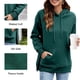 thumbnail image 2 of Sudaderas con capucha sólidas para mujer Sudaderas con capucha laterales con abertura de bolsillo fr Abanopi Morado/Extragrande, 2 of 7