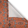 thumbnail image 5 of Ambesonne African Grommet Curtain, Ornaments, 50" x 96", Orange Black White, 5 of 6