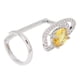 thumbnail image 5 of Anillo de moda para uñas, anillo para uñas con diamantes de imitación, anillo para uñas brillante para mujer, anillo para uñas de calidad en la que puedes confiar, 5 of 12