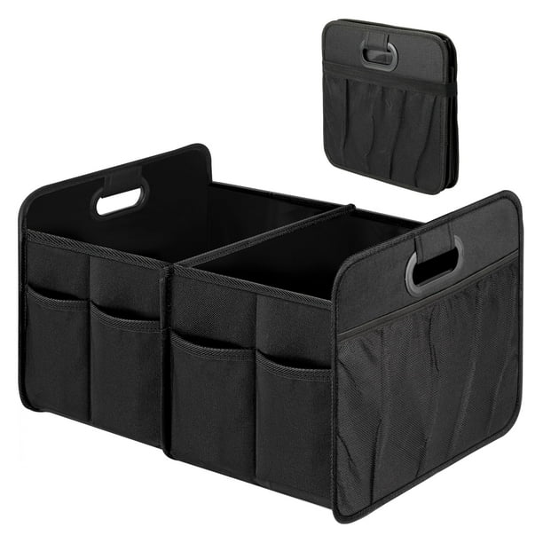 Organizador de maletero de coche, sencillo, de lujo, 2 compartimentos, impermeable