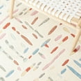 thumbnail image 6 of SAFAVIEH Metro Rodina Geometric Striped Runner Rug, Ivory/Blue, 2'3" x 7', 6 of 11
