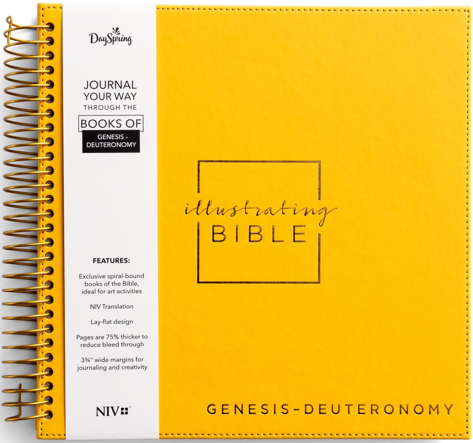 Illustrating Bible Niv: Genesis to Deuteronomy - Spiral Bound Bible Journal, (Spiral-Bound)