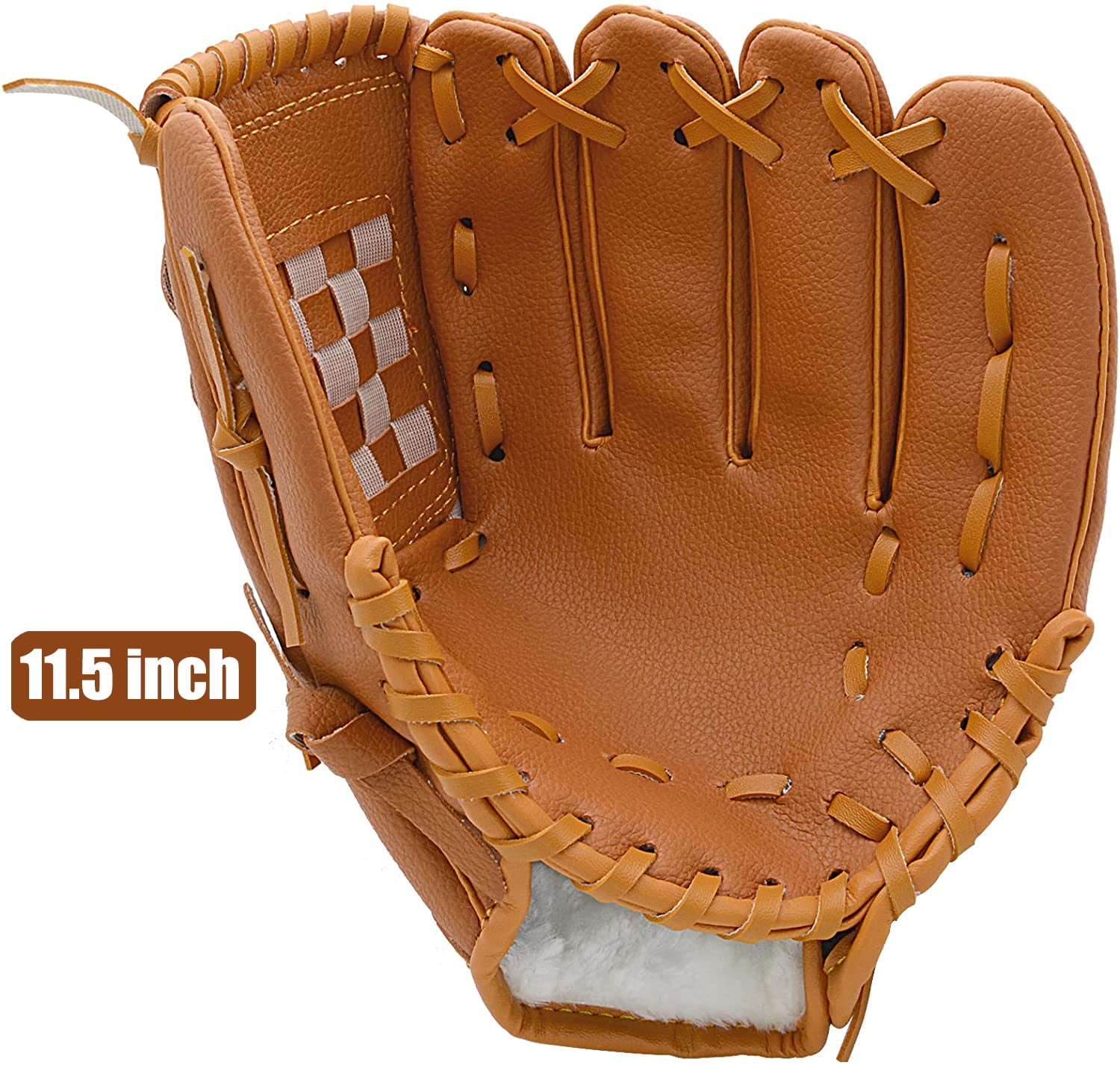 11.5" Baseball Glove, DINOSAM Softball Mitt, Catcher's Glove