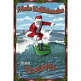 thumbnail image 2 of Oahu, Hawaii, Mele Kalikimaka, Lantern Press Artwork, 2 of 2