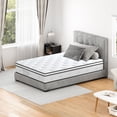 thumbnail image 2 of Full Size Hybrid Mattress - 12" Memory Foam & Pocket Spring, White - Medium Firm Bed for Bedroom, Guest Room & Living Room - Breathable & Supportive Sleep, 2 of 25