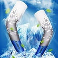thumbnail image 3 of UV Protection Cooling Arm Sleeves 1 Pair Sports Compression Sleeves Cuff Cover for Sport, Cycling, Running, Basketball, Football, 3 of 12