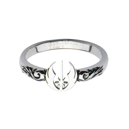 Symbol Cut Out Ring - Star Wars Jedi Symbol Cut Out Stainless Steel Ring | 9
