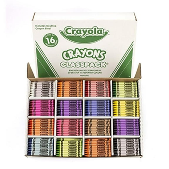 Crayola Llc Formerly Binney & Smith  Crayola Classpacks Regular 16 Color