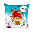 thumbnail image 1 of Renueva Tu Salón Esta Navidad: Preciosa Funda De Cojín Con Estampado De Lino ¡Ideal Para Renovar Tu Dormitorio Con Un Toque Festivo!, 1 of 2