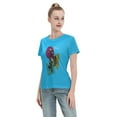 thumbnail image 4 of T-Shirt Basique à Manches Courtes pour Femmes Style de Rue Demon Slayer, 4 of 6