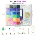 thumbnail image 3 of Kit para hacer pulseras con perlas de arcilla polimérica Gionlion 6000+, 3 of 5