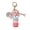 Blue pink 2, variant on Macaron Cake Paris Tower Keychain Bowknot Keyring Bag Purse Pendant Backpack