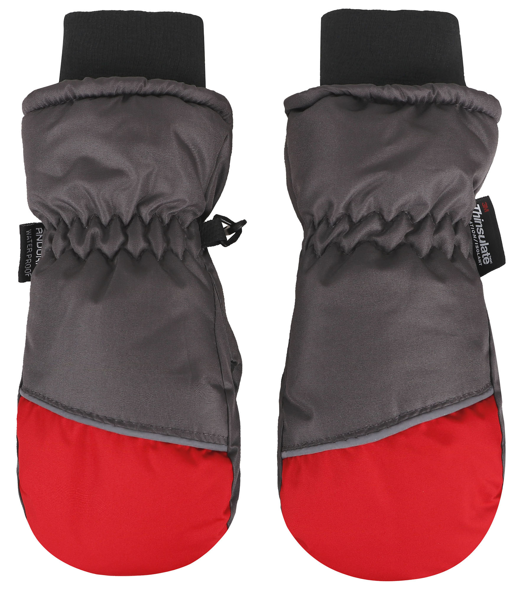 ANDORRA Boys Color Block WeatherProof Thinsulate Ski Gloves, Long Snow