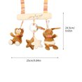 thumbnail image 3 of Baby Hanging Toys With Bear Rabbit Baby Plush Toy Infant Cartoon Animal, 3 of 9