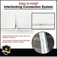 thumbnail image 4 of Waterlock Pro Gutter Guards Leaf Protection 25 Feet Pack Black, A Contractor-Grade Gutter Guard from Manufacturer, Domestic Aluminum Gutter Covers 5 and 6 Inch Gutters, 4 of 7