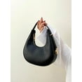 thumbnail image 3 of Women's Metallic PU Leather Handbag Top Handle Hobo Purse Shoulder Bags, 3 of 6