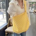 thumbnail image 1 of Bolso bandolera para mujer acolchado sólido con cremallera bolso de mano, 1 of 9