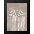 thumbnail image 2 of 1x Studio II 11x14 Black Modern Framed Museum Art Print Titled - Arch_one way_003_white, 2 of 5