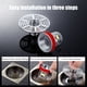 thumbnail image 4 of Preventer de drenaje, Válvula de un solo sentido, Acero inoxidable, Diseño moderno, Para baños residenciales, Evita sifones, Filtro de agua, Grifo de drenaje, Sistema de descarga, Protección contra, 4 of 6