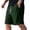 Dark Green -AC03, variant on Dwellite Mens Corduroy Shorts Elastic Waist Drawstring SweatShorts Summer Beach Lounge Short with Pockets Gray 2XL
