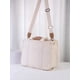 thumbnail image 5 of Bolso de Lona para Mujer - Bolso de Hombro Retro de Gran Capacidad con Múltiples Bolsillos y Cierre de Cremallera, Color Beige, Caqui, Verde y Azul, 5 of 5