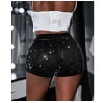 thumbnail image 4 of Women's Sequins Shorts Glitter Party Shorts, 4 of 5