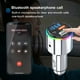thumbnail image 5 of Matsuzay Transmisor FM ABS para automóvil con Bluetooth para música y llamadas con manos libres 6 admite entrada auxiliar Electrónica, 5 of 6