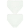 thumbnail image 3 of Curve Muse Womens Plus Size 100% Cotton Mid Waist Briefs Panties Underwear-6PK-PackB-XXL, 3 of 6
