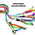 thumbnail image 2 of Adjustable Rainbow Small Rabbit Cat Collar Leash Band Dog Pets Lead Harness Strap Belt, 2 of 3
