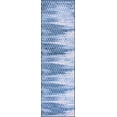thumbnail image 2 of Handcraft Rugs-Moroccan Trellis/Diamond Pattern Area Rug- Blue/White, 2 of 6
