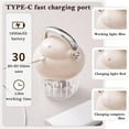 thumbnail image 3 of Electric Garlic Chopper, Mini Portable Veggie Chopper, 350ML Garlic Grinder Masher Onion Grinder, Blender to Vegetable, Wireless Food Processor for Ginger, Chili, Fruit, Meat, etc, 3 of 5