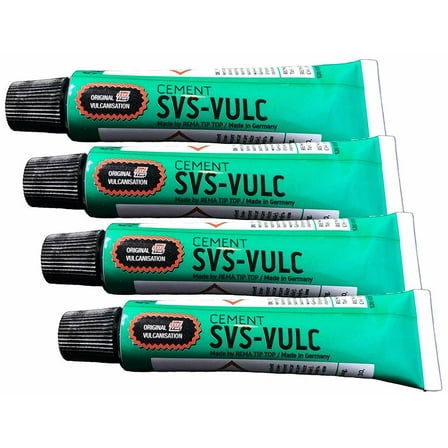 4 Tubes Rema SVS-Vulc Tube Patch Vulcanizing Cement 5 Gram 7 ml