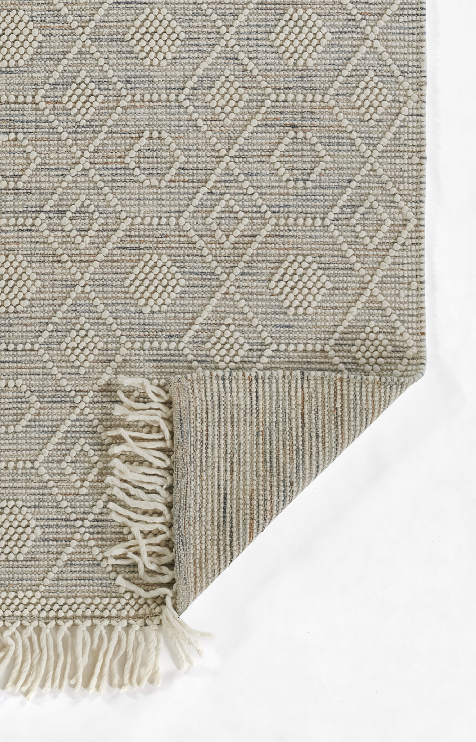 Momeni Boulder Hand Woven Wool and Cotton Geometric Multi Area Rug 8' X 10'
