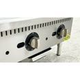 thumbnail image 5 of 24 in. Commercial Gas Countertop Griddle 60,000 BTU Thermostat Griddle Flat Top, 5 of 9