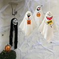 thumbnail image 5 of Decoraciones de muñecas de tela de Halloween, juego de 3 minifantasmas colgantes de Halloween, decoración de dedos para fiesta de Halloween, decoración de muñeca fantasma, para jardín, patio y decorac, 5 of 5