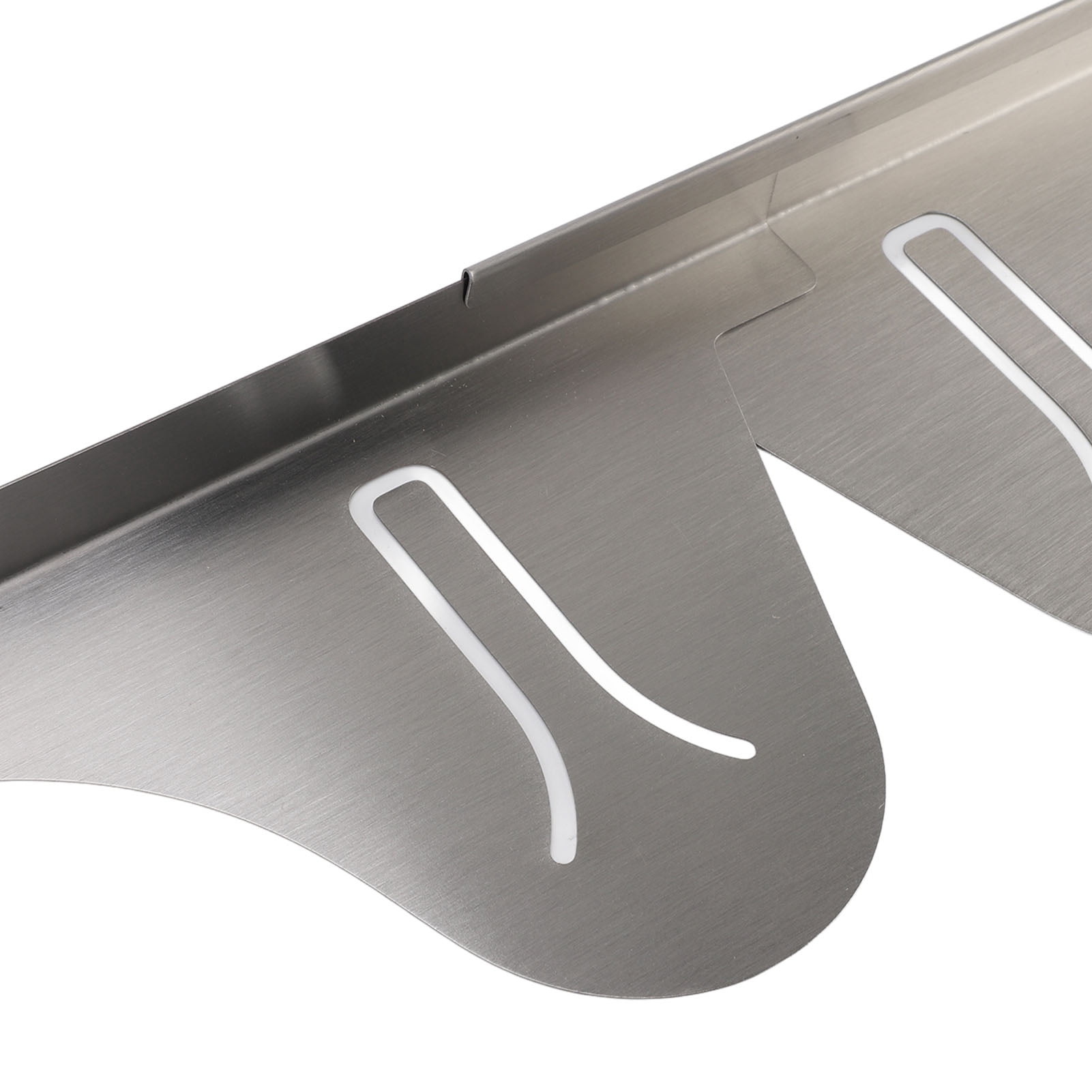 Suodoka 2 Pairs Stainless Steel Retractable Stove Gap Cover Kitchen Counter Side Gap Filler Guard, Silver, 13.78-27.56 in / 35-70 cm