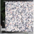 thumbnail image 3 of Ambesonne Ethnic Shower Curtain, Retro Pattern Abstract Art, 69"Wx70"L, Pale Salmon, 3 of 4