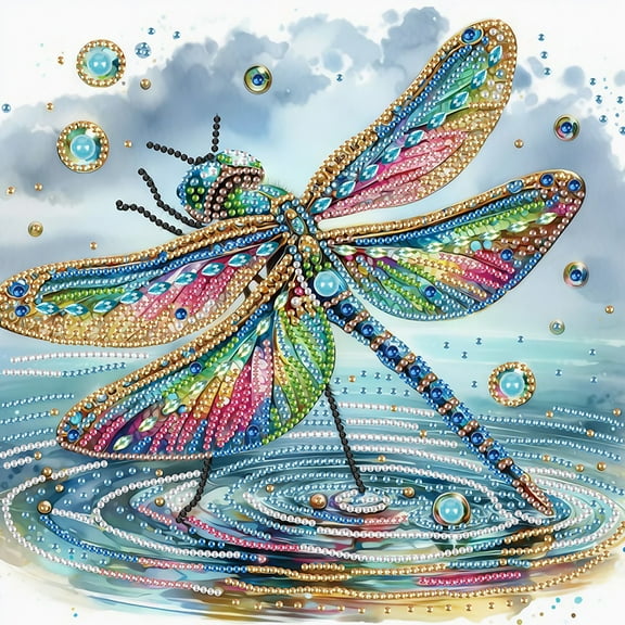 Sea Dragonfly Diamond Art Painting Kit