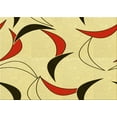 thumbnail image 1 of Ahgly Company Machine Washable Indoor Rectangle Transitional Sun Yellow Area Rugs, 4' x 6', 1 of 7