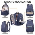 thumbnail image 4 of Mochila Breold School Bookbags para niñas y mujeres con puerto USB, 4 of 7