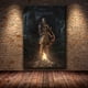 thumbnail image 1 of Póster mural con diseño de anime de Dark Souls, 40 x 50 cm, 1 of 1