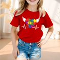 thumbnail image 2 of Djtdsds Kids Casual Comfort T-Shirts, Soft Blend Short Sleeve Tees for Everyday Wear & Youth Apparel, 2 of 3
